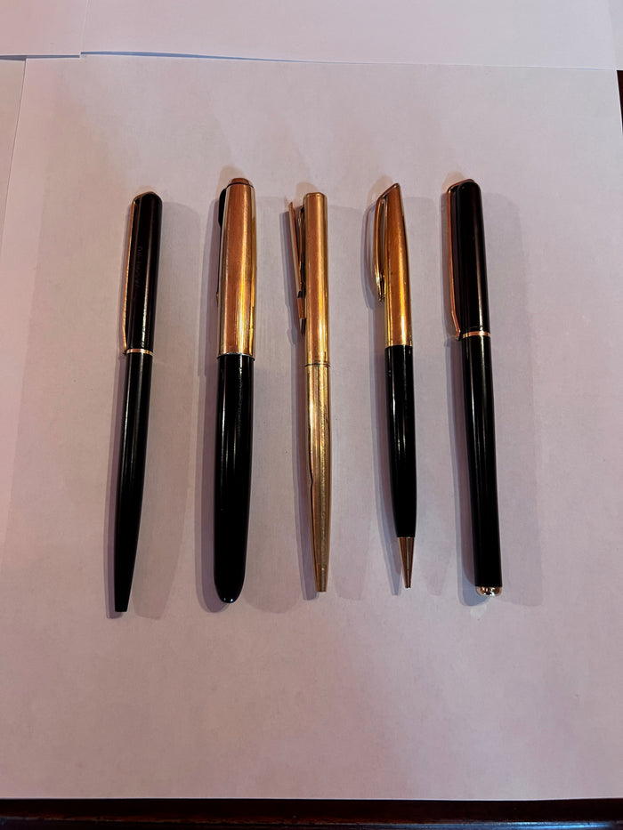 10k/12k Gold Filled Pen Lot