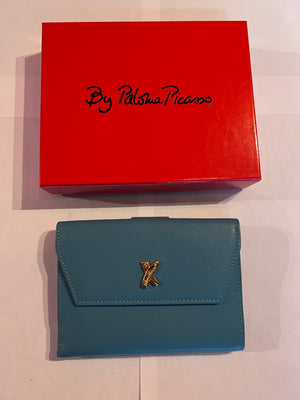 BRAND NEW Paloma Picasso Blue Wallet