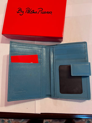 BRAND NEW Paloma Picasso Blue Wallet