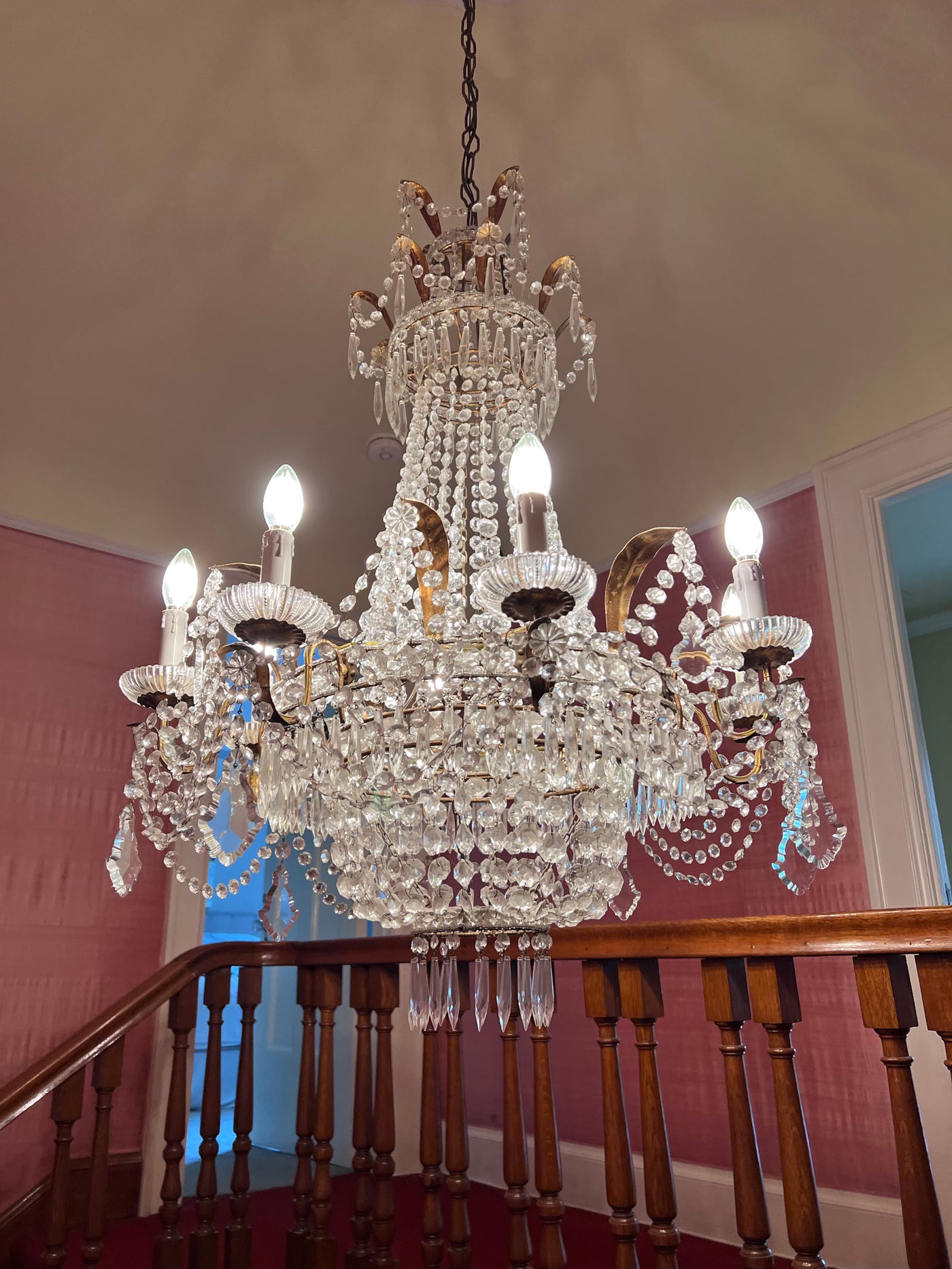 Antique Crystal Chandelier -  Canada