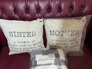 2 Accent Pillows + BRAND NEW Eddie Bauer Throw