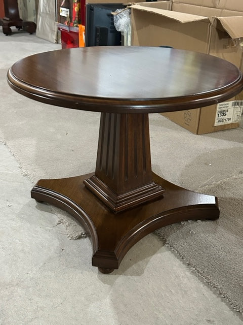 Vintage Small Round Accent Table