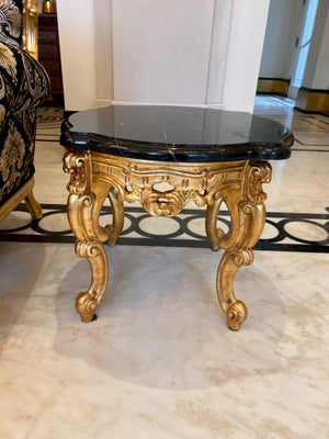 Pair of 'Modenese Gastone' Casanova Collection Marble Top Side Tables