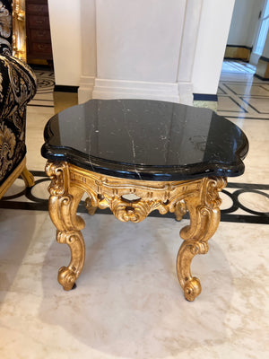 Pair of 'Modenese Gastone' Casanova Collection Marble Top Side Tables