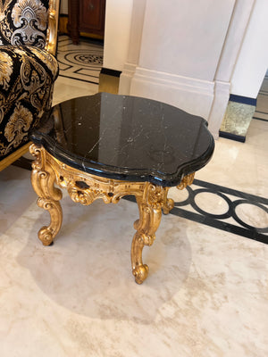 Pair of 'Modenese Gastone' Casanova Collection Marble Top Side Tables