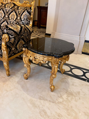 Pair of 'Modenese Gastone' Casanova Collection Marble Top Side Tables