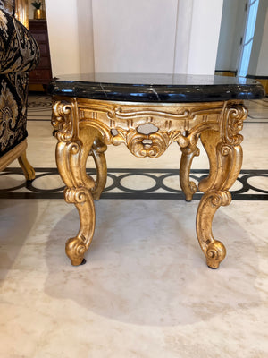 Pair of 'Modenese Gastone' Casanova Collection Marble Top Side Tables