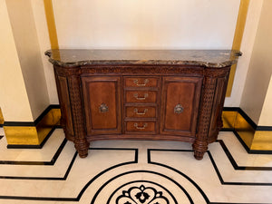 Ferguson Copeland Venetian Marble Top Credenza