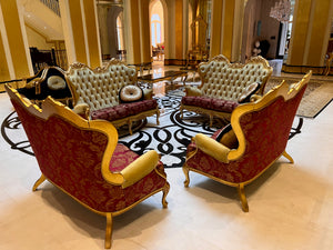 'FDesign Italia' Baroque Style Love Seat (*4 available- sold individually- select quantity)