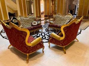 'FDesign Italia' Baroque Style Love Seat (*4 available- sold individually- select quantity)