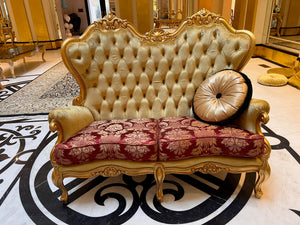 'FDesign Italia' Baroque Style Love Seat (*4 available- sold individually- select quantity)