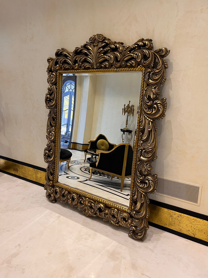 Large Ornate Gold Resin Mirror- 7ft x 5.75ft