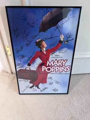 Mary Poppins Signed Broadway Poster