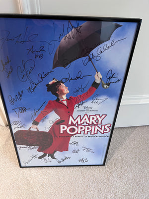 Mary Poppins Signed Broadway Poster