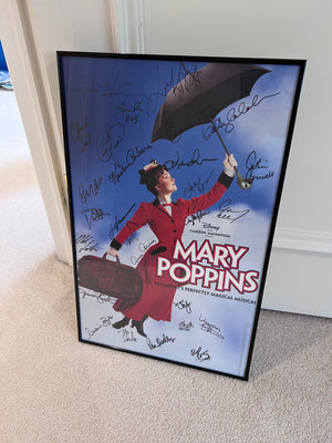 Mary Poppins Signed Broadway Poster