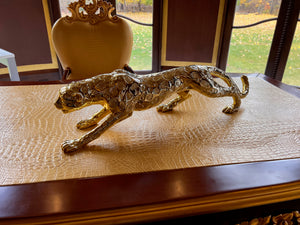 Gold Leopard Decor