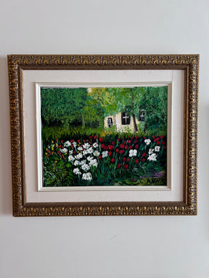 Original Framed Painting 'Flowers' by Anna