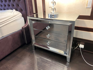 Mirrored Nightstand (*3 available- sold individually- select quantity)