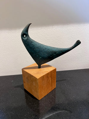 Small Folk Art Metal Sculpture