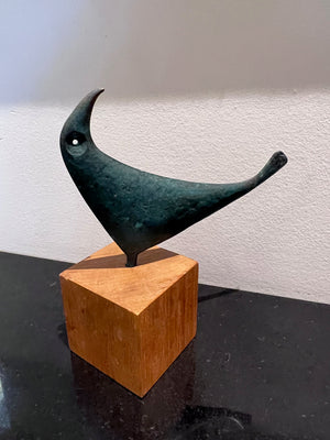 Small Folk Art Metal Sculpture