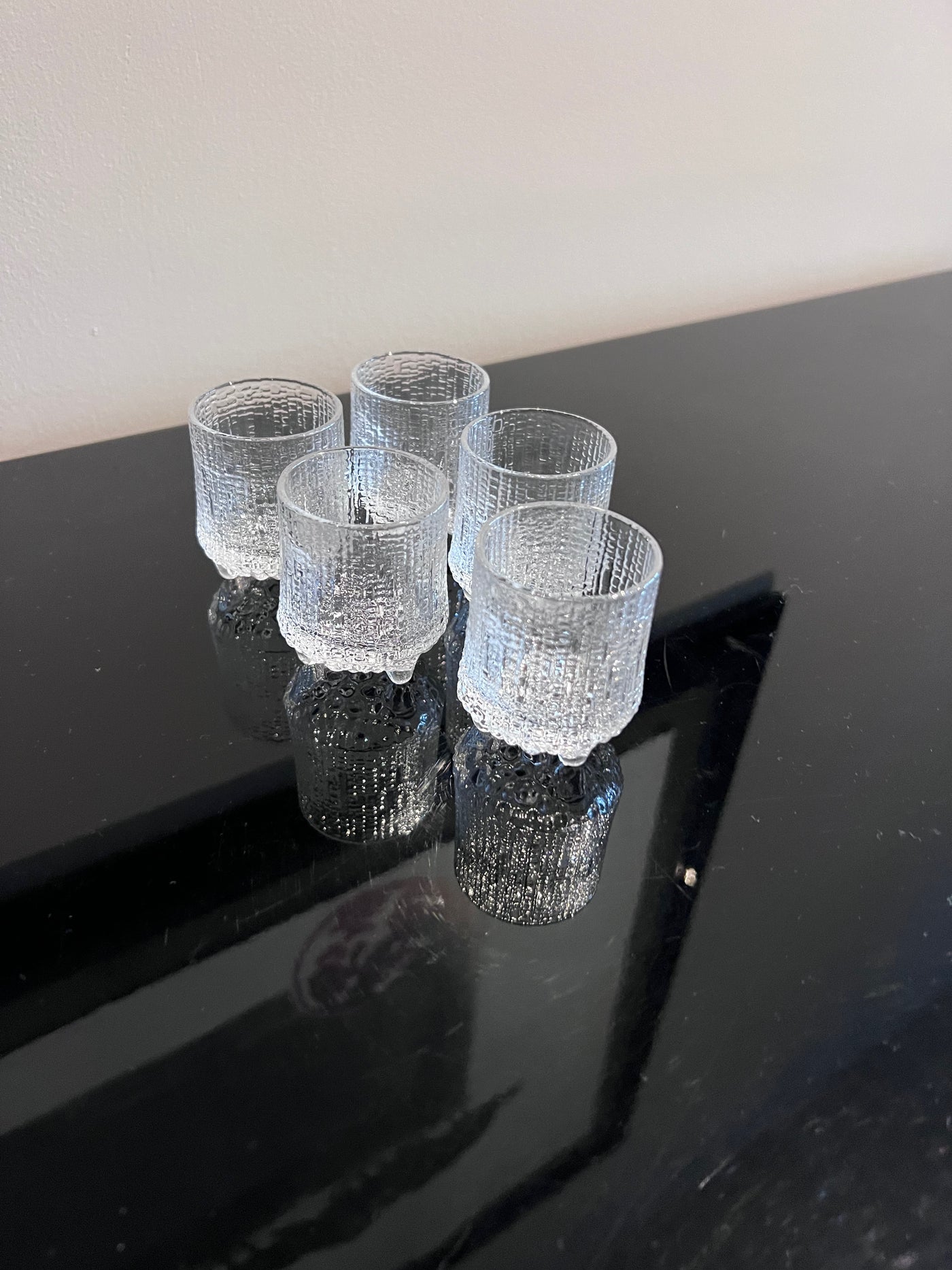 Iittala TAPIO WIRKKALA Ultima Thule cordial glasses set of 5