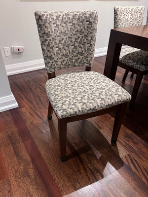 Parson Dining Table in Walnut + 8 Chairs from Cabinet Furniture (*retail $5,500+)