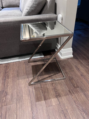 Pair of HomeSense Mirrored Side Tables (*retail $200)