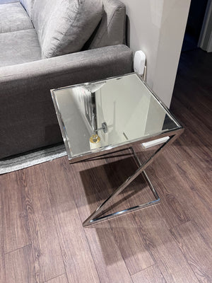 Pair of HomeSense Mirrored Side Tables (*retail $200)