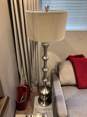 Silver Floor Lamp