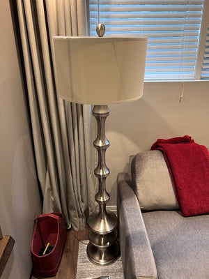 Silver Floor Lamp