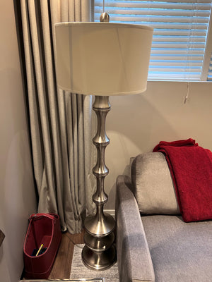 Silver Floor Lamp