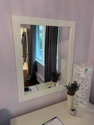 Pair of White Mirrors