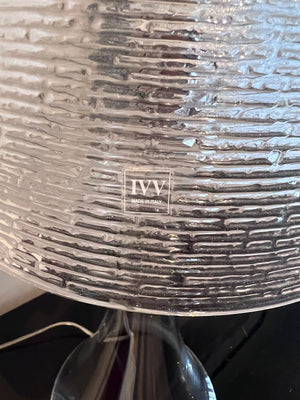 "IVV" Made in Italy Glass Lamp