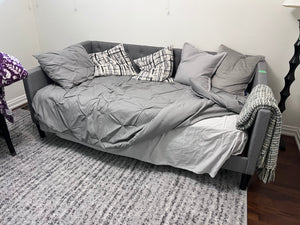 Andover Mills Grey Pennville Upholstered Daybed (*retail $449)