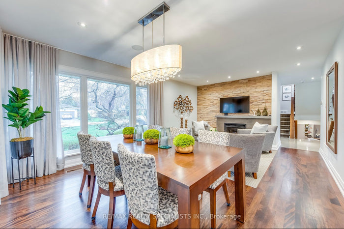 Parson Dining Table in Walnut + 8 Chairs from Cabinet Furniture (*retail $5,500+)