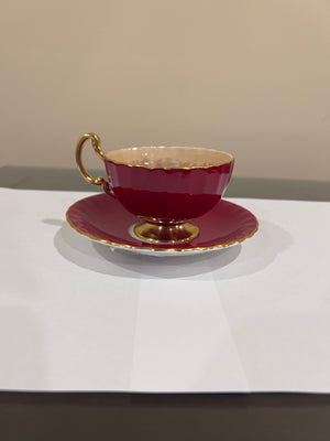 Aynsley Red Orchard Cup & Saucer