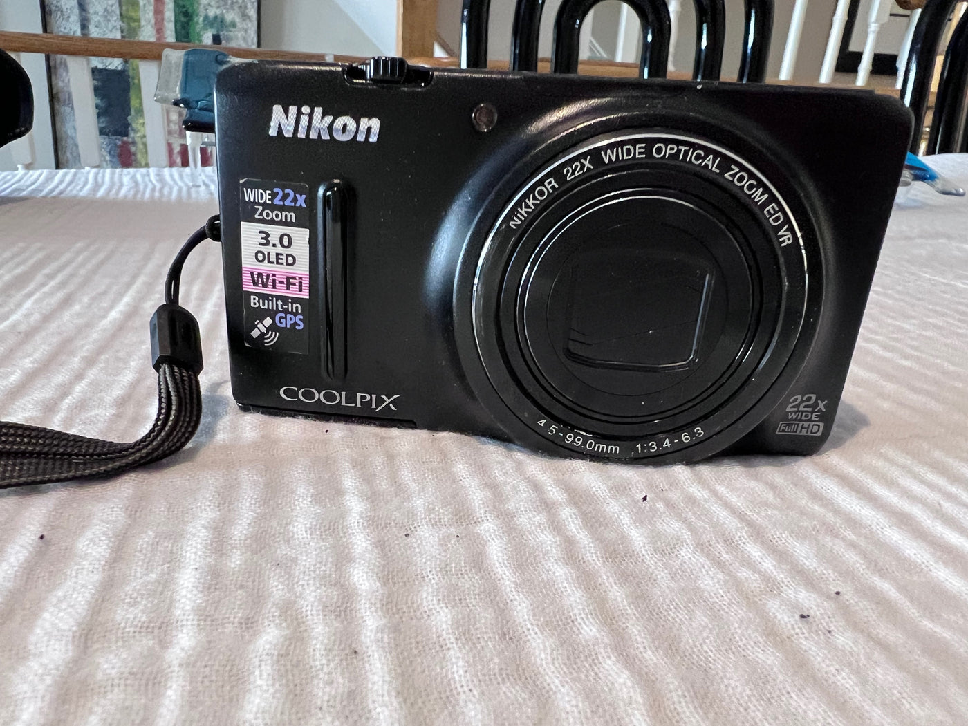 Nikon Digital Camera COOLPIX S9500 22x optical zoom Wi-Fi enabled