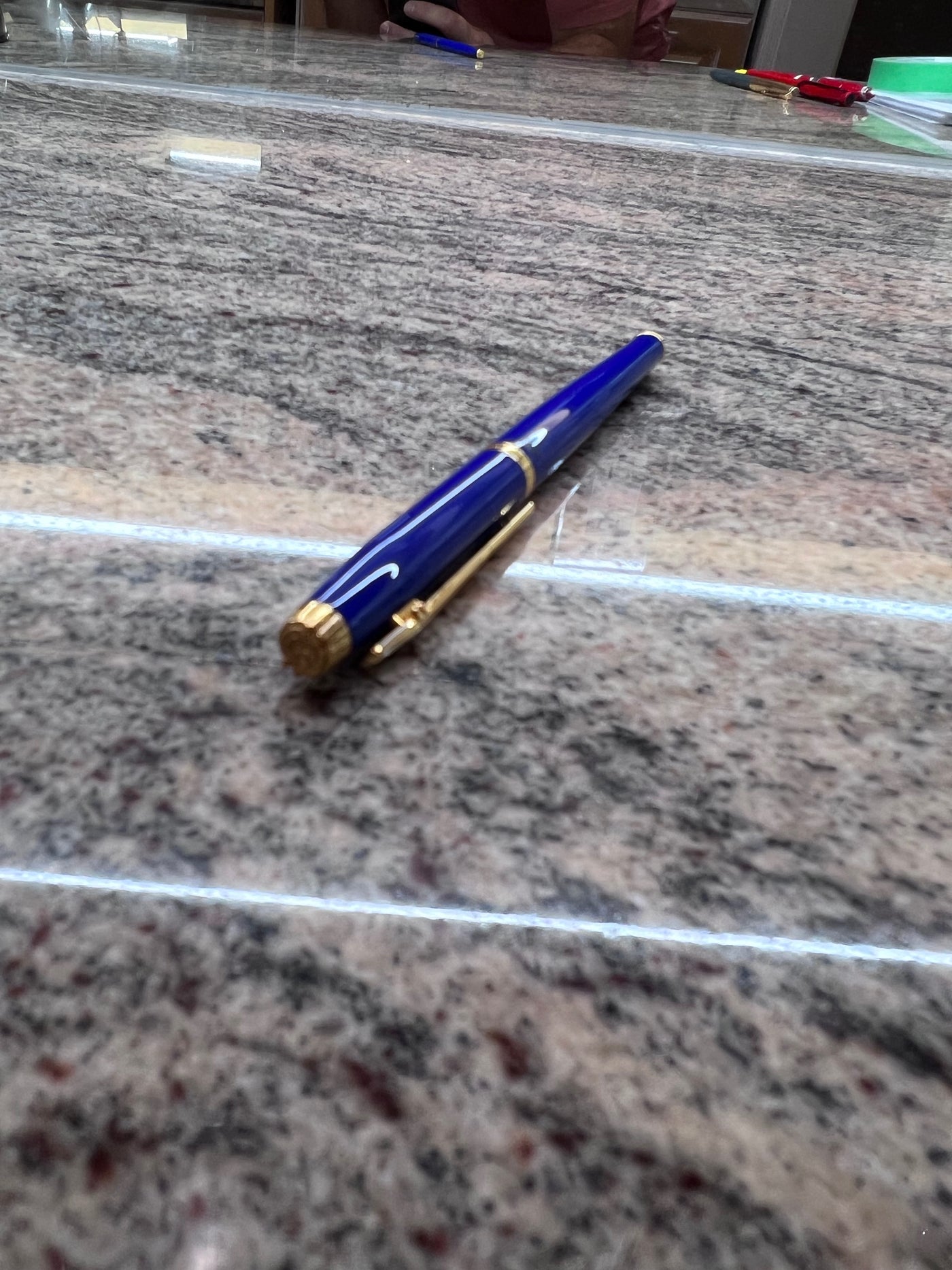 Elysee Germany Blue Lacquer Fountain Pen – Sell My Stuff Canada ...