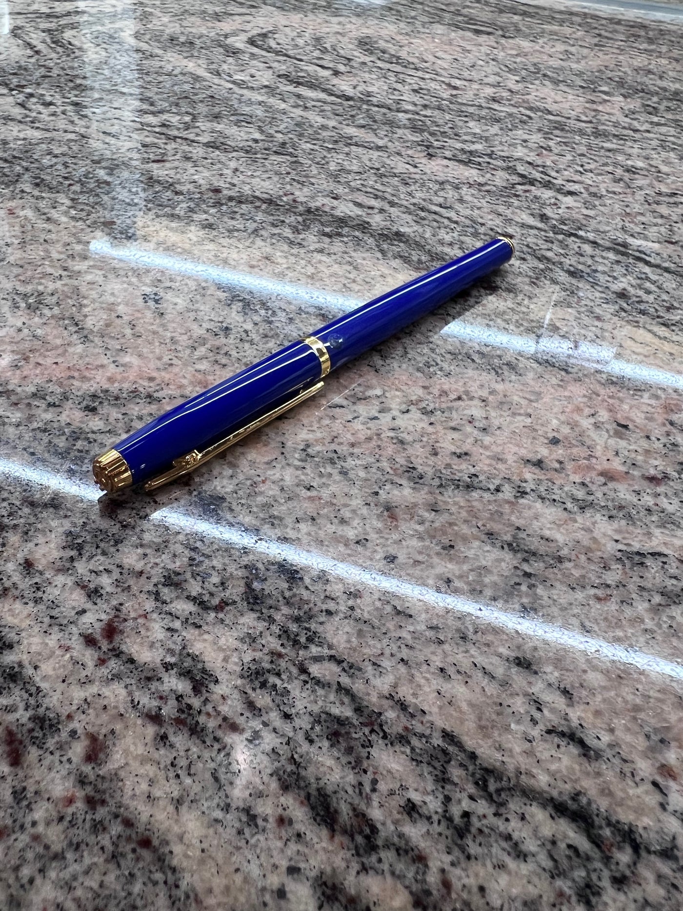 Elysee Germany Blue Lacquer Fountain Pen – Sell My Stuff Canada ...