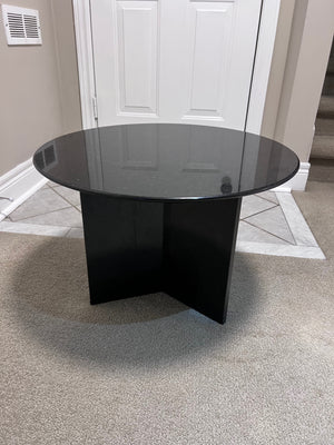 Custom Round Granite Side Table # 2