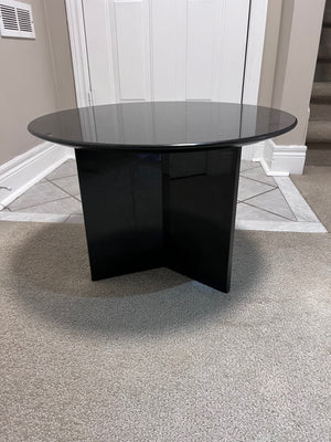 Custom Round Granite Side Table # 2