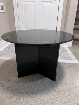 Custom Round Granite Side Table # 2