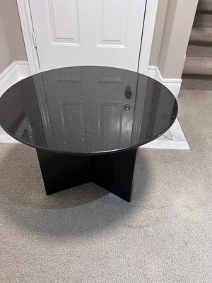 Custom Round Granite Side Table # 2