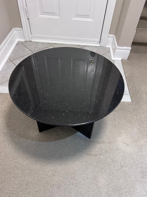 Custom Round Granite Side Table # 2