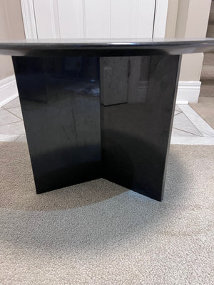 Custom Round Granite Side Table # 2