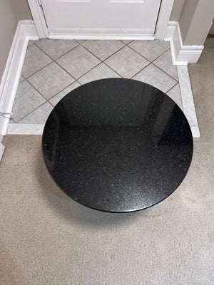 Custom Round Granite Side Table # 2