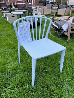 Light Blue Plastic Chair