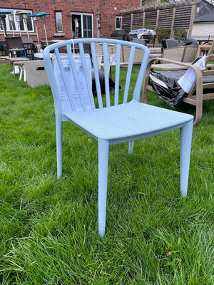 Light Blue Plastic Chair