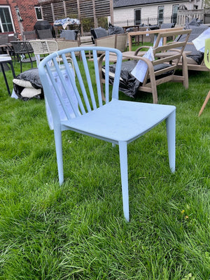 Light Blue Plastic Chair