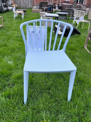 Light Blue Plastic Chair